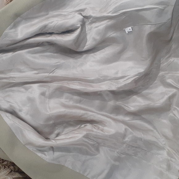 Sisley Italy Italian Made Sage Green Wool Suit Classic Jacket Blazer size S - Picture 4 of 7